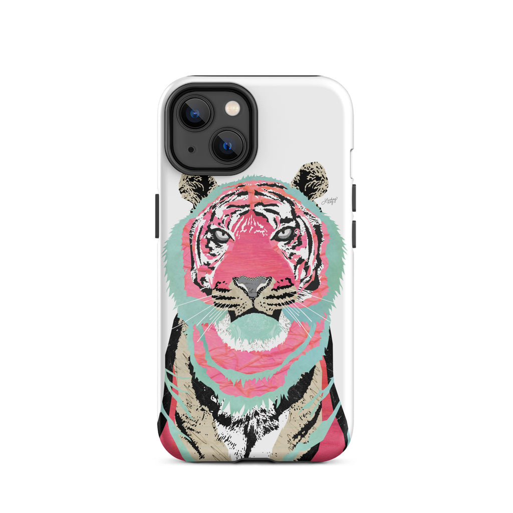 Pink Tiger Collage - Tough Case for iPhone®