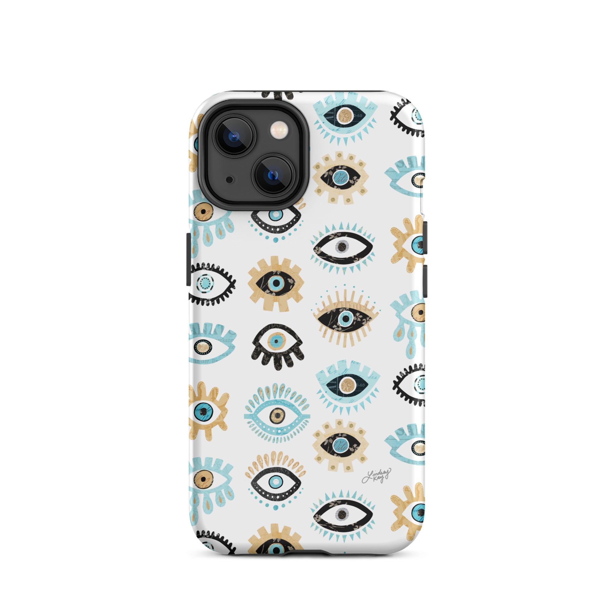 Patrón de mal de ojo - Funda resistente para iPhone®