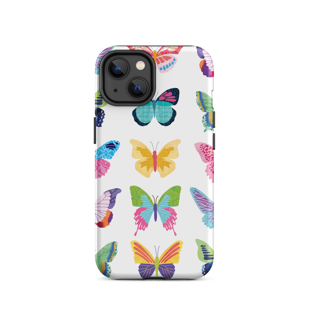 Papillons colorés - Coque rigide pour iPhone®