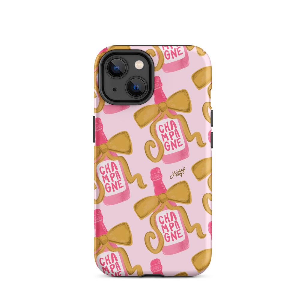 Ribbon Champagne Bottle - Tough Case for iPhone®