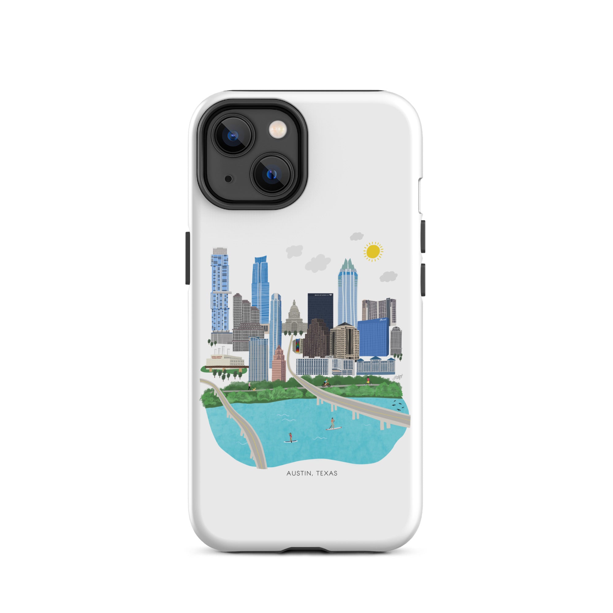 Austin Texas Skyline Illustration - Tough Case for iPhone®