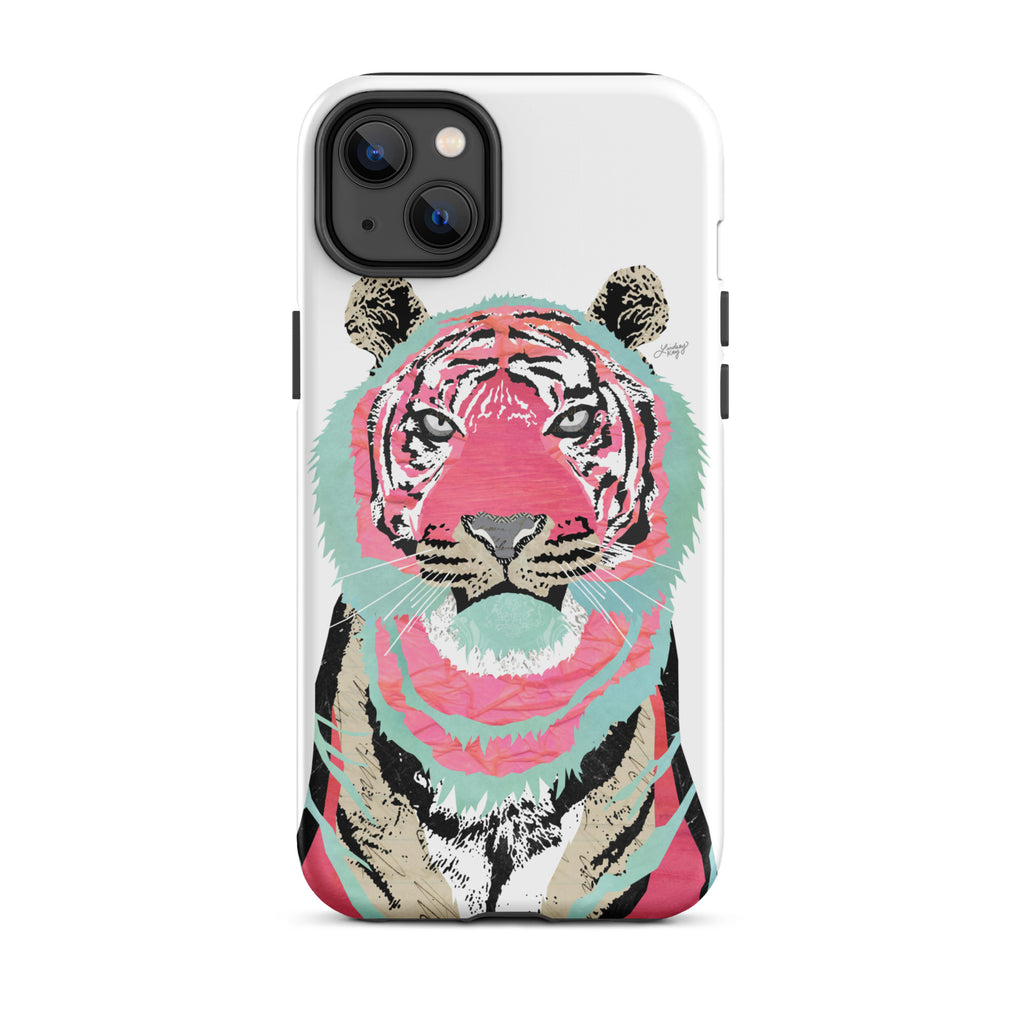 Pink Tiger Collage - Tough Case for iPhone®