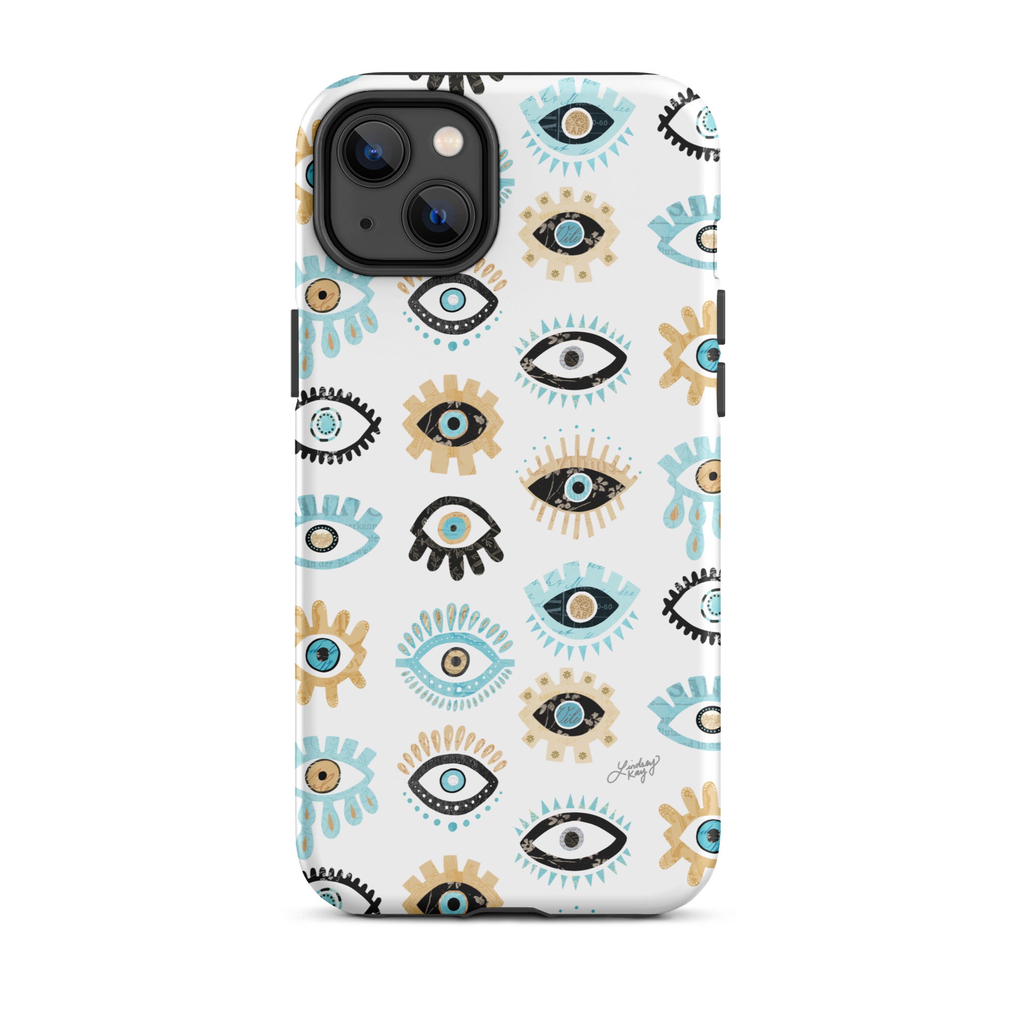 Patrón de mal de ojo - Funda resistente para iPhone®