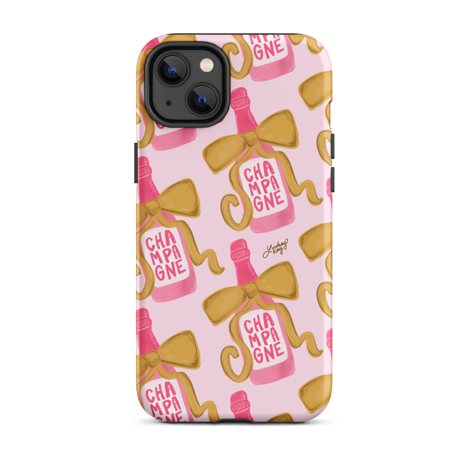 Bouteille de champagne en ruban - Coque rigide pour iPhone®
