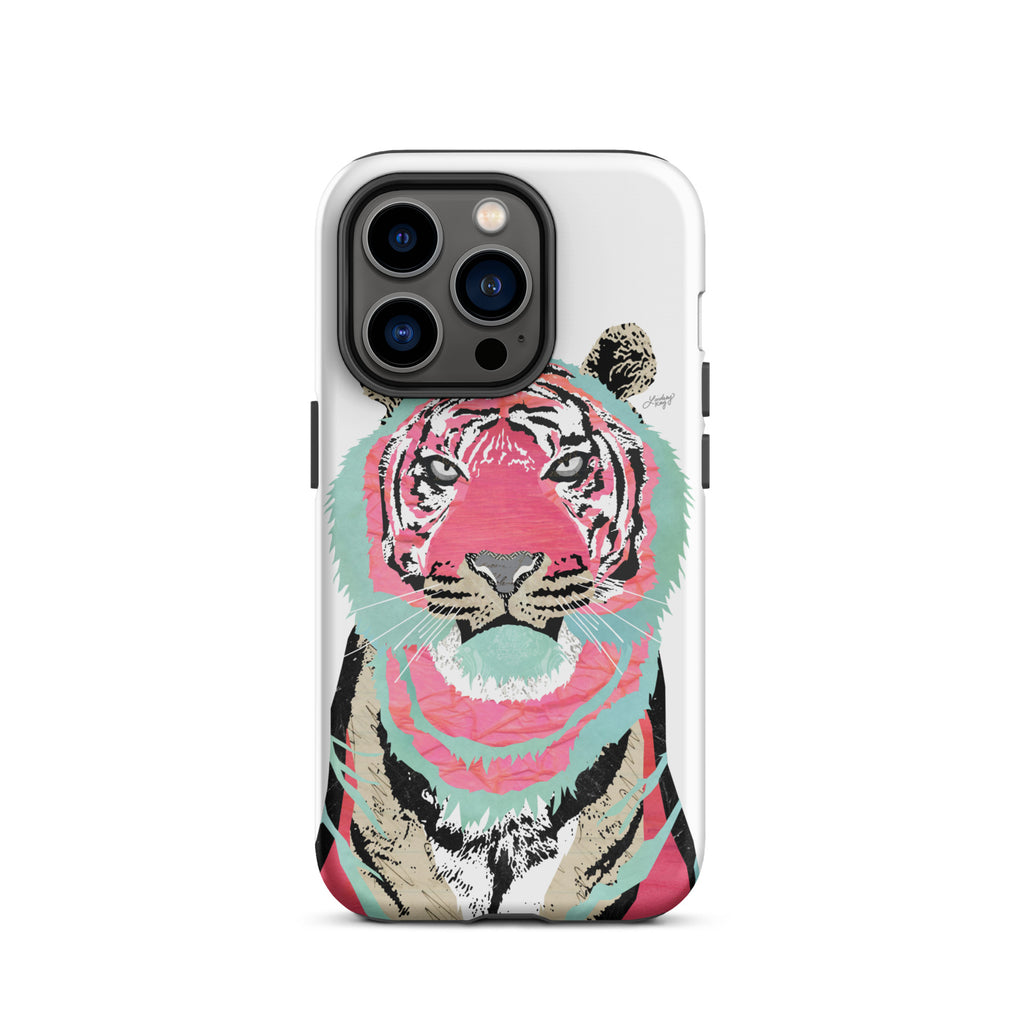 Pink Tiger Collage - Tough Case for iPhone®