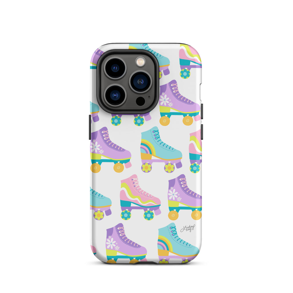 Retro Roller Skates illustration - Tough Case for iPhone®