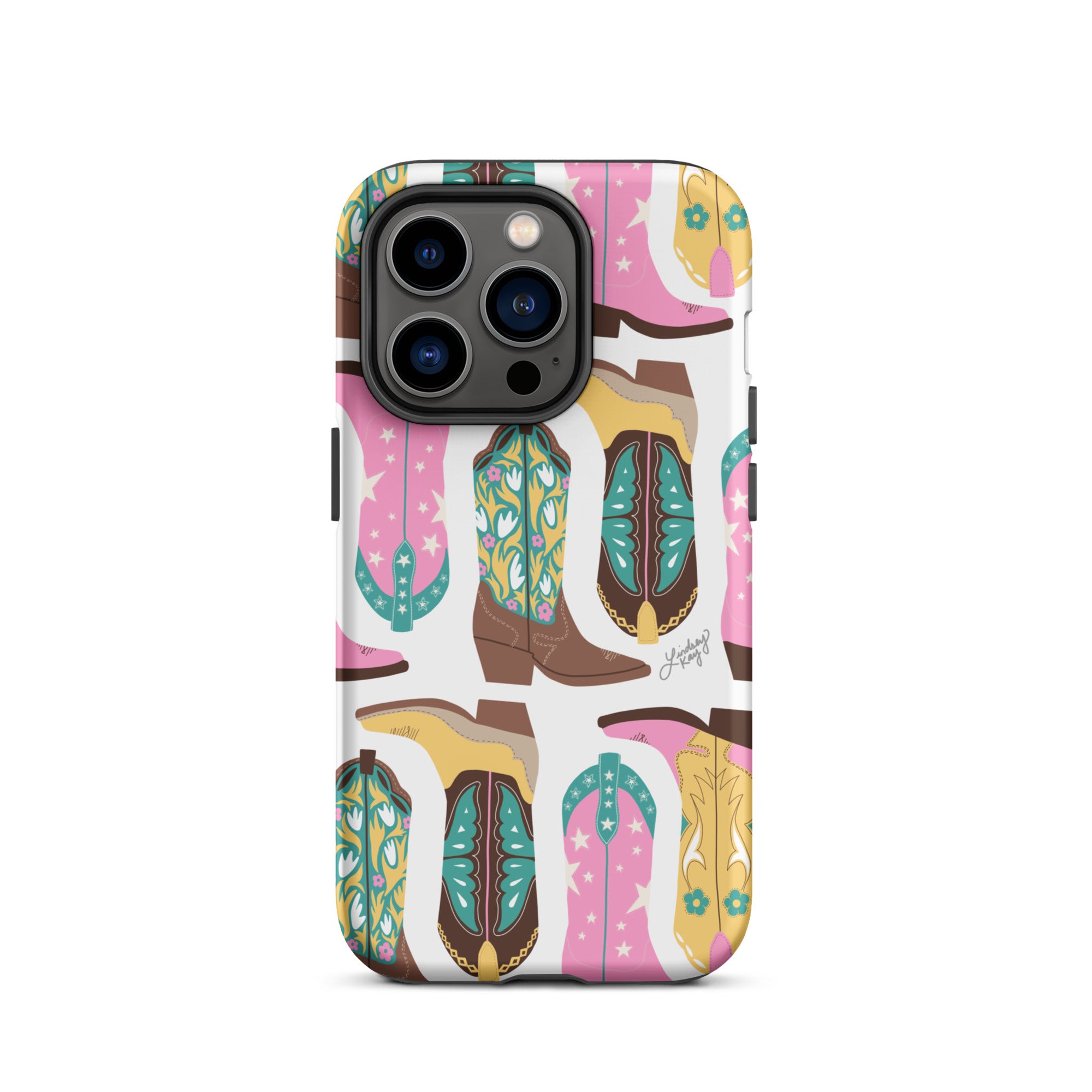 Ilustración de botas de vaquero - Funda resistente para iPhone®