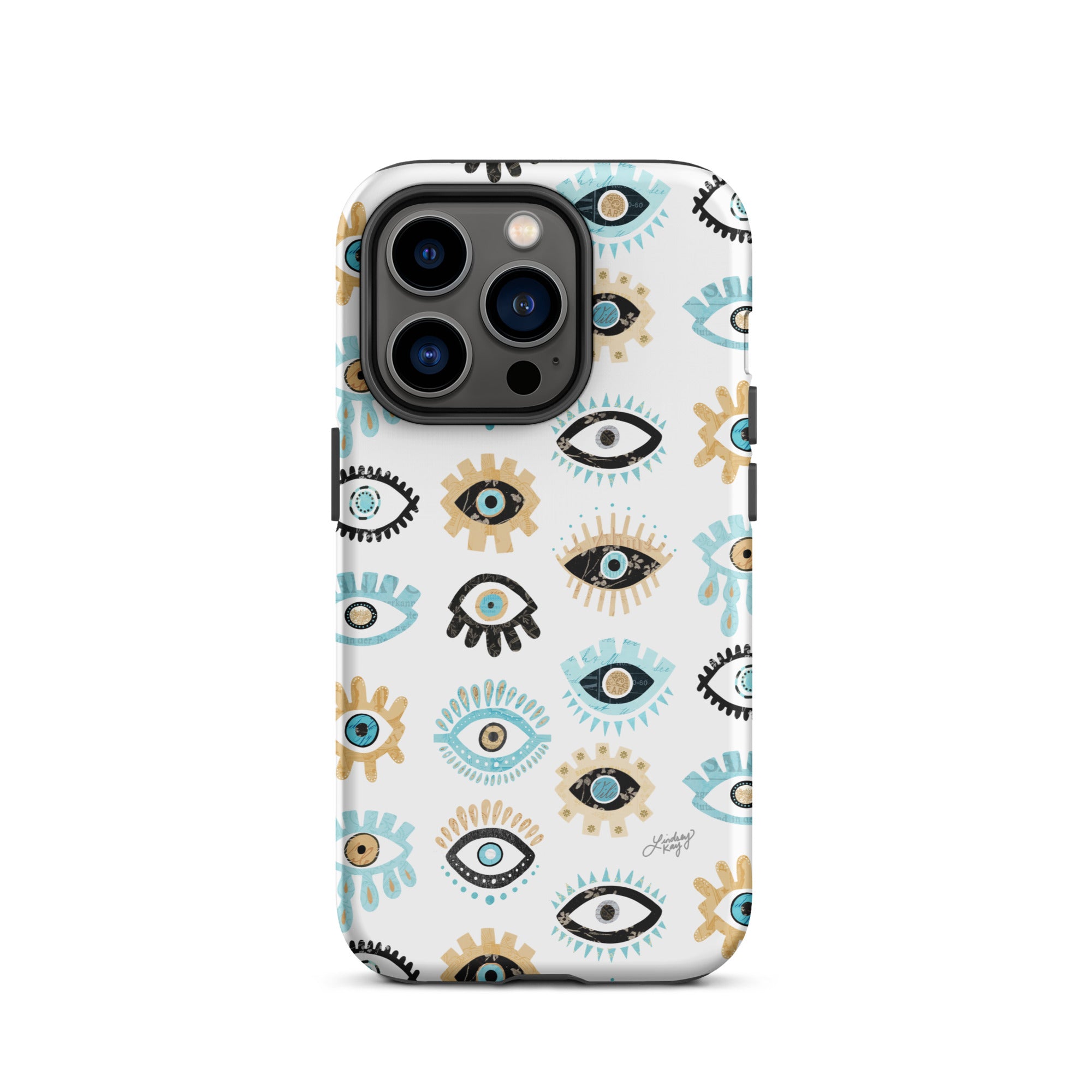 Patrón de mal de ojo - Funda resistente para iPhone®