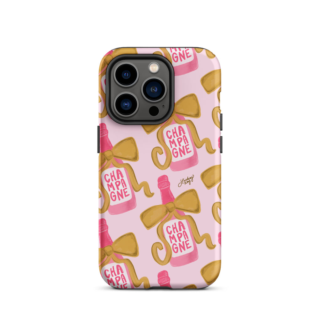 Ribbon Champagne Bottle - Tough Case for iPhone®