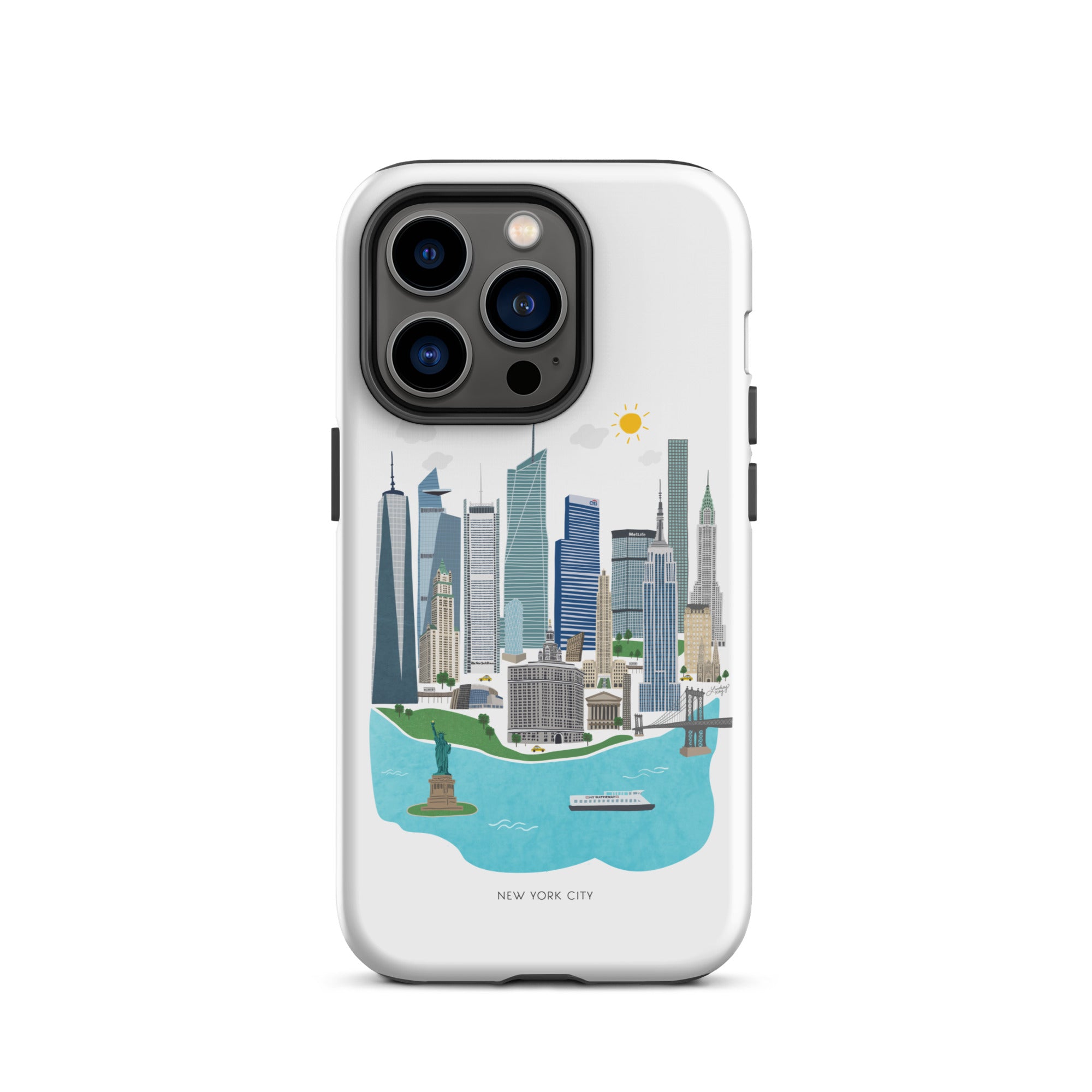 Horizonte de la ciudad de Nueva York - Funda resistente para iPhone®
