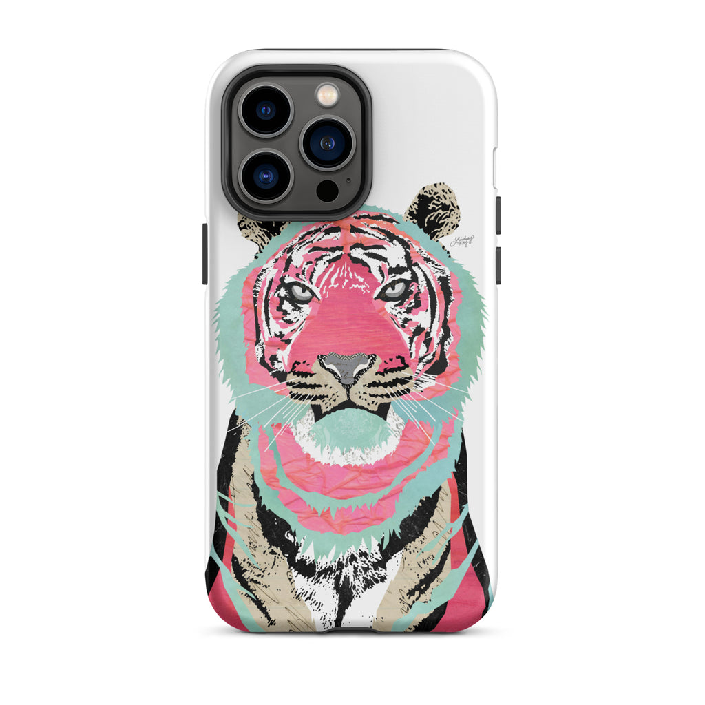 Pink Tiger Collage - Tough Case for iPhone®