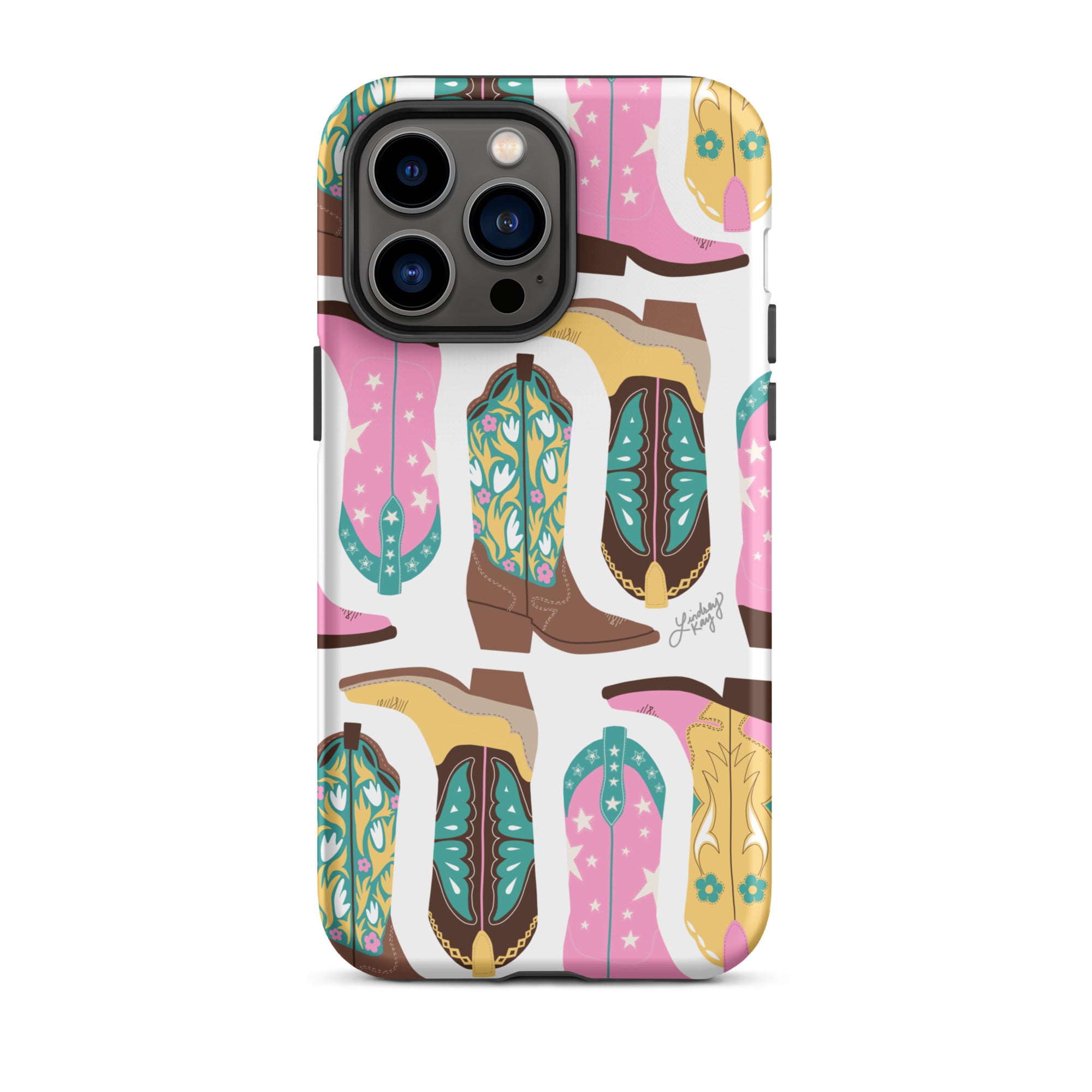Ilustración de botas de vaquero - Funda resistente para iPhone®