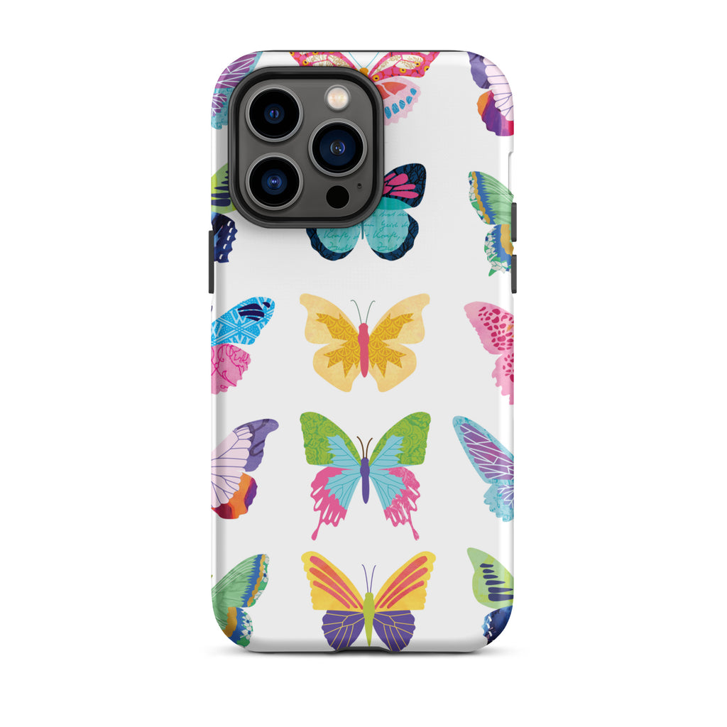 Papillons colorés - Coque rigide pour iPhone®