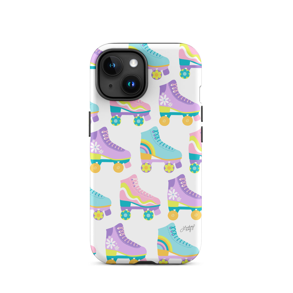 Retro Roller Skates illustration - Tough Case for iPhone®
