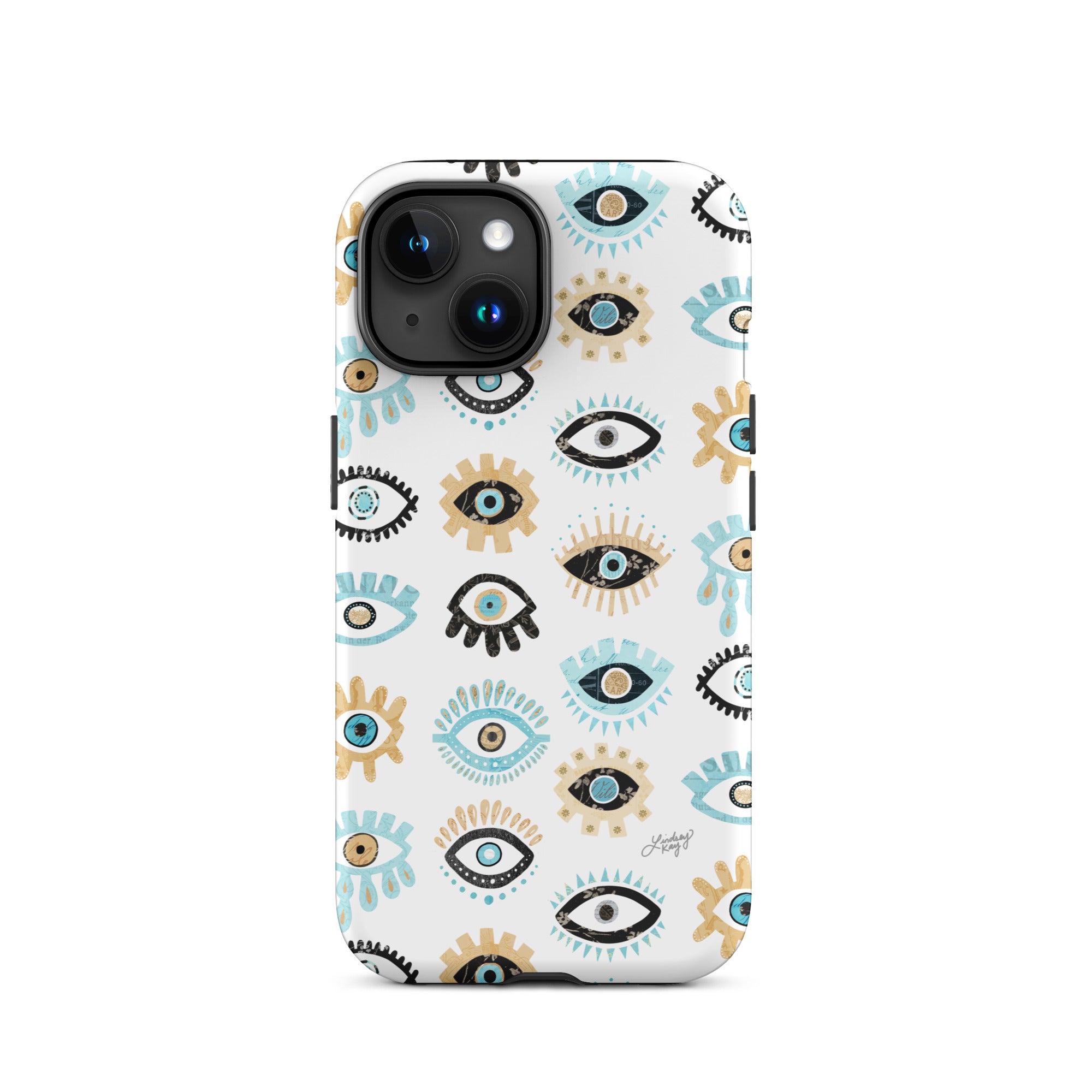 Patrón de mal de ojo - Funda resistente para iPhone®