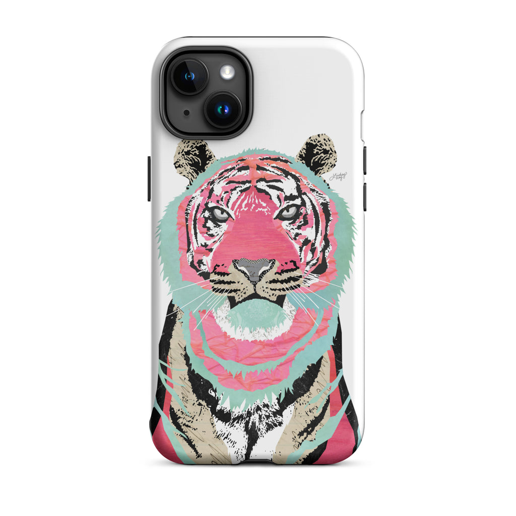Pink Tiger Collage - Tough Case for iPhone®