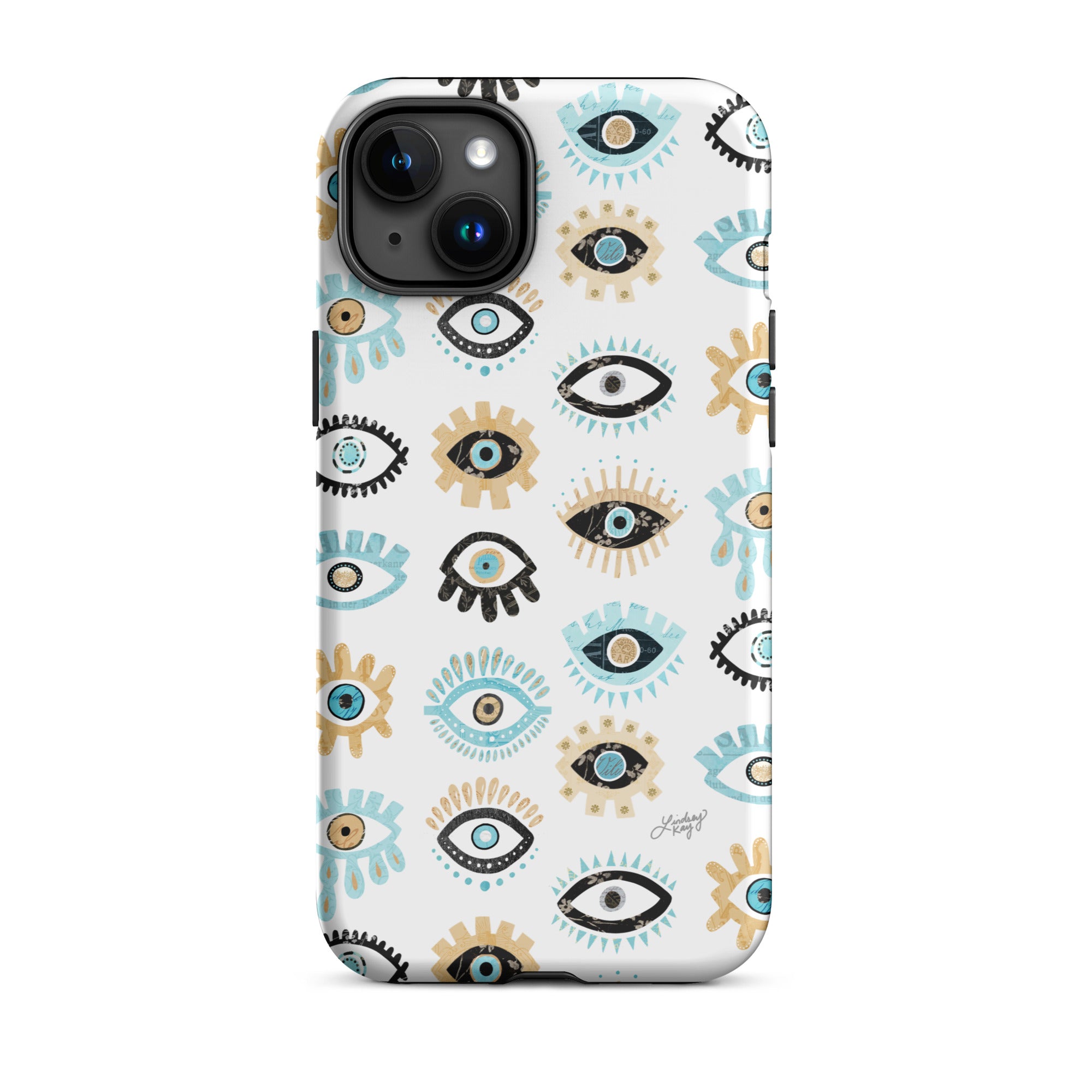 Patrón de mal de ojo - Funda resistente para iPhone®