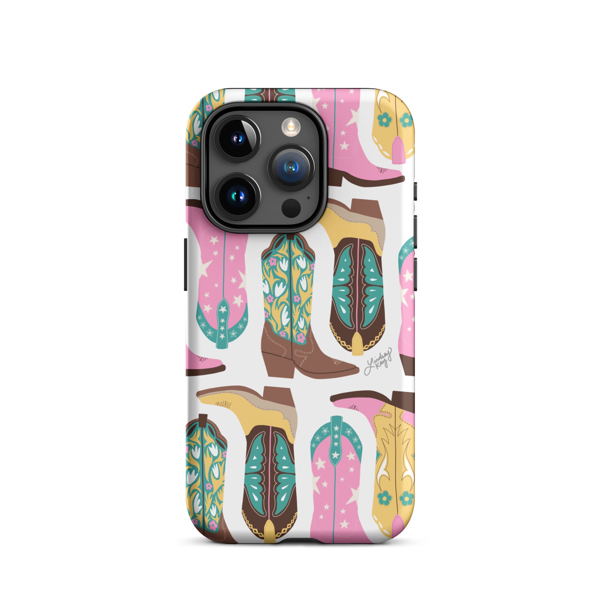 Ilustración de botas de vaquero - Funda resistente para iPhone®