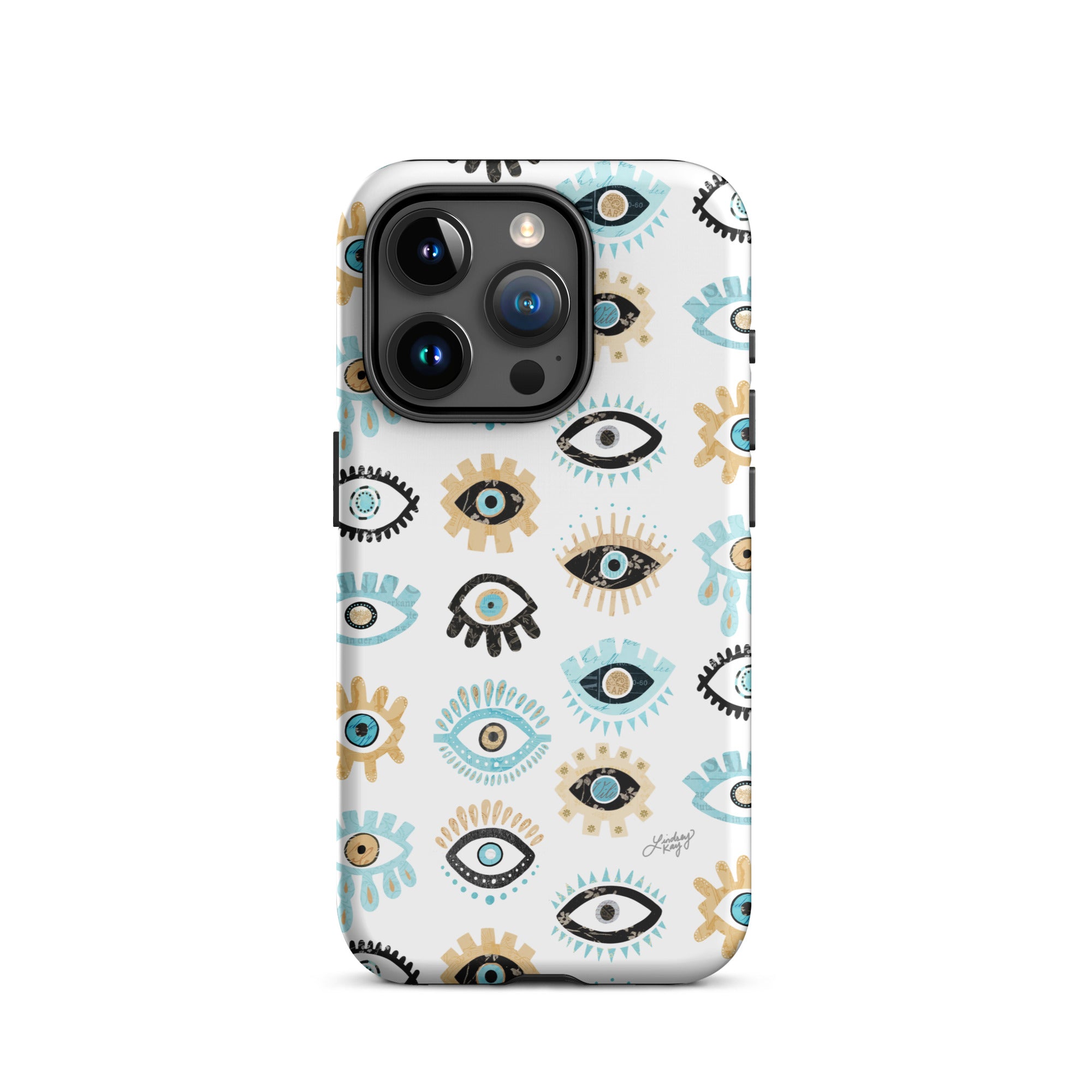 Patrón de mal de ojo - Funda resistente para iPhone®