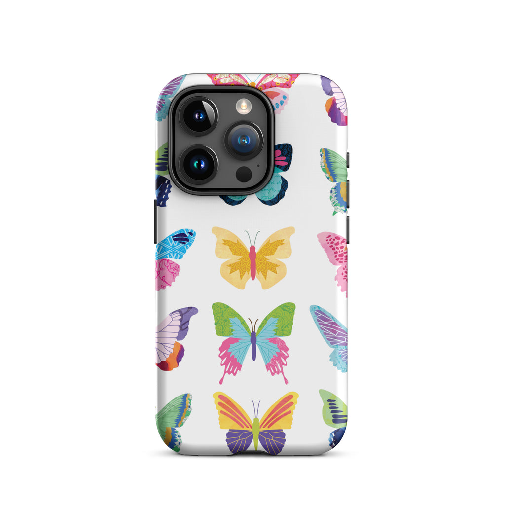 Papillons colorés - Coque rigide pour iPhone®