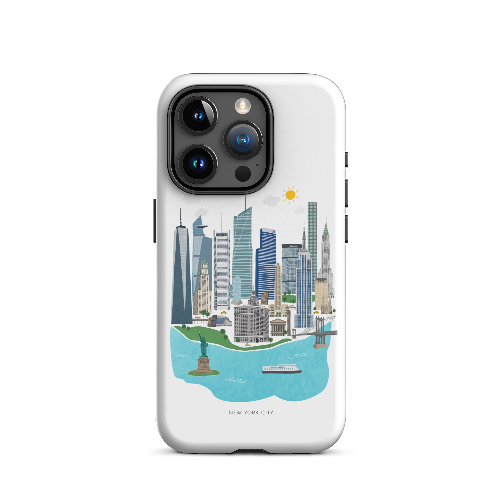 Horizonte de la ciudad de Nueva York - Funda resistente para iPhone®