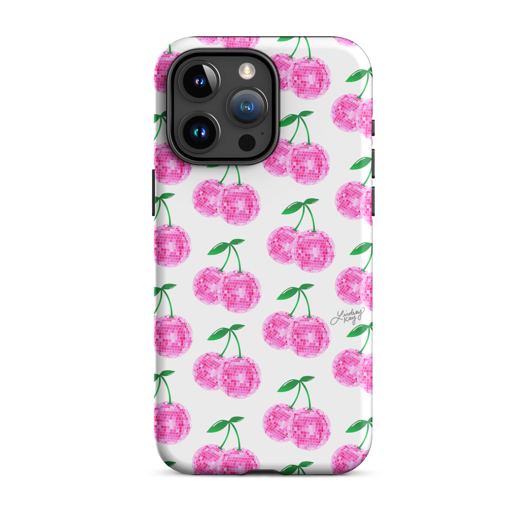 Pink Disco Ball Cherries - Tough Case for iPhone®