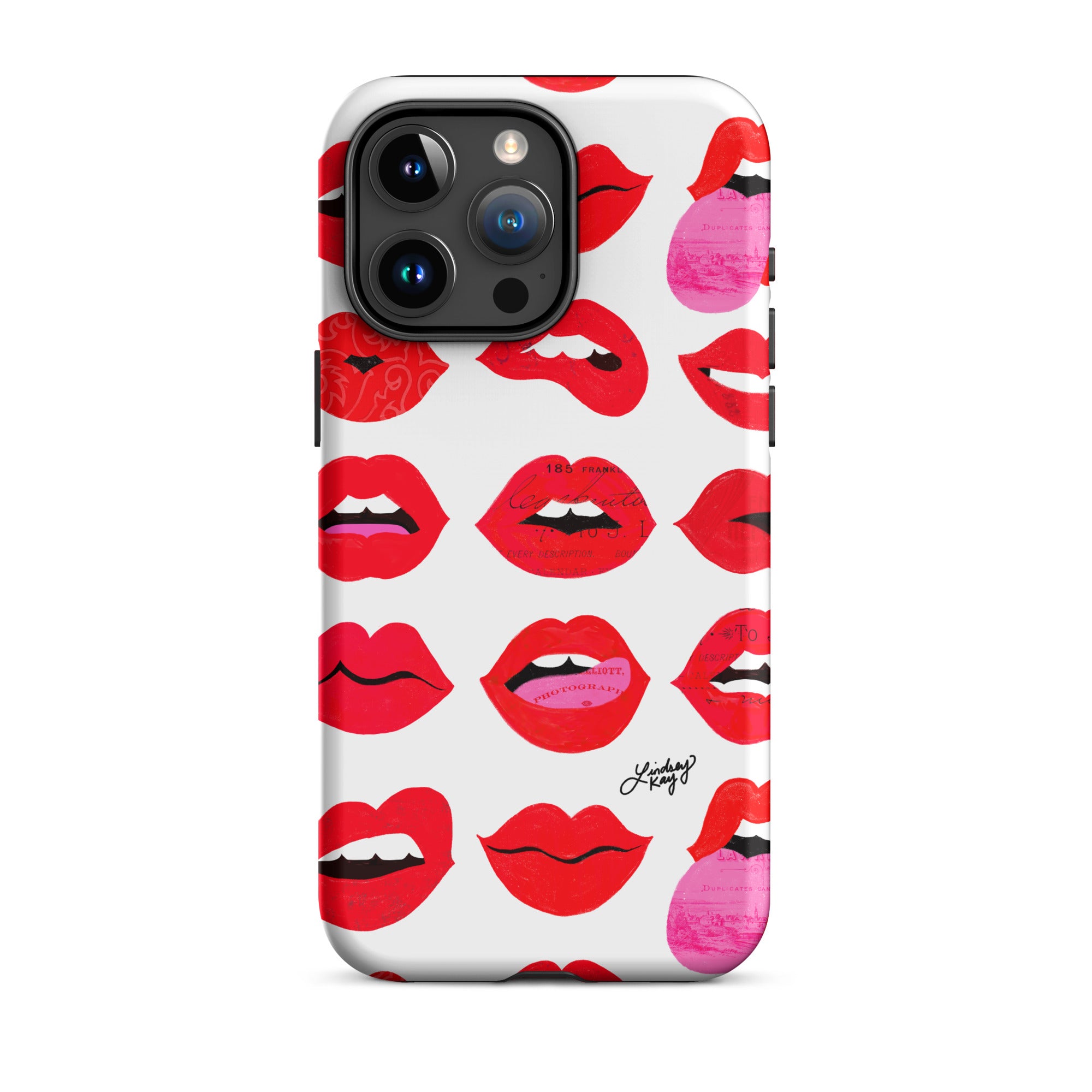 lips of love illustration iphone tough case cover mobile accessories