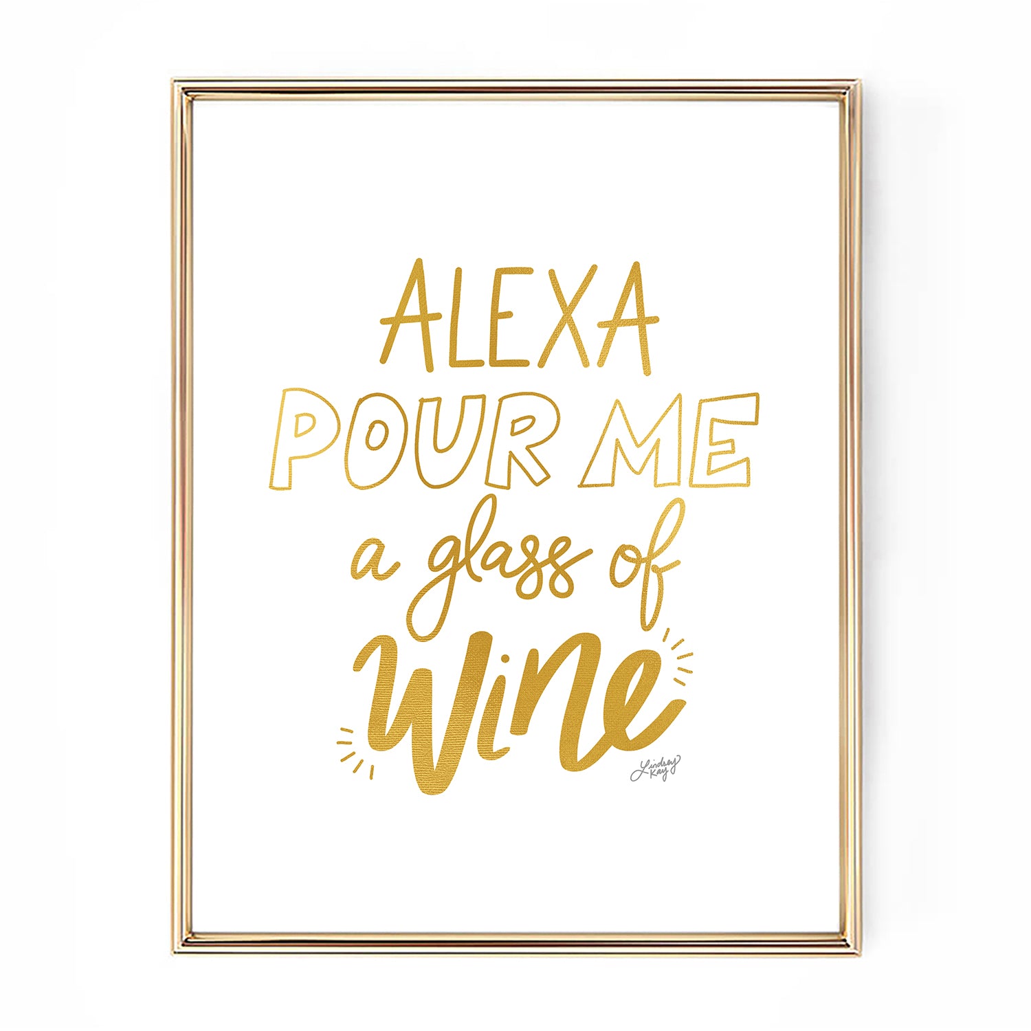Alexa, verse-moi un verre de vin - Impression artistique