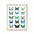 Green blue butterflies collage design illustration art print lindsey kay collective