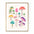 colorful mushrooms collage illustration art print nature wall decor lindsey kay collective