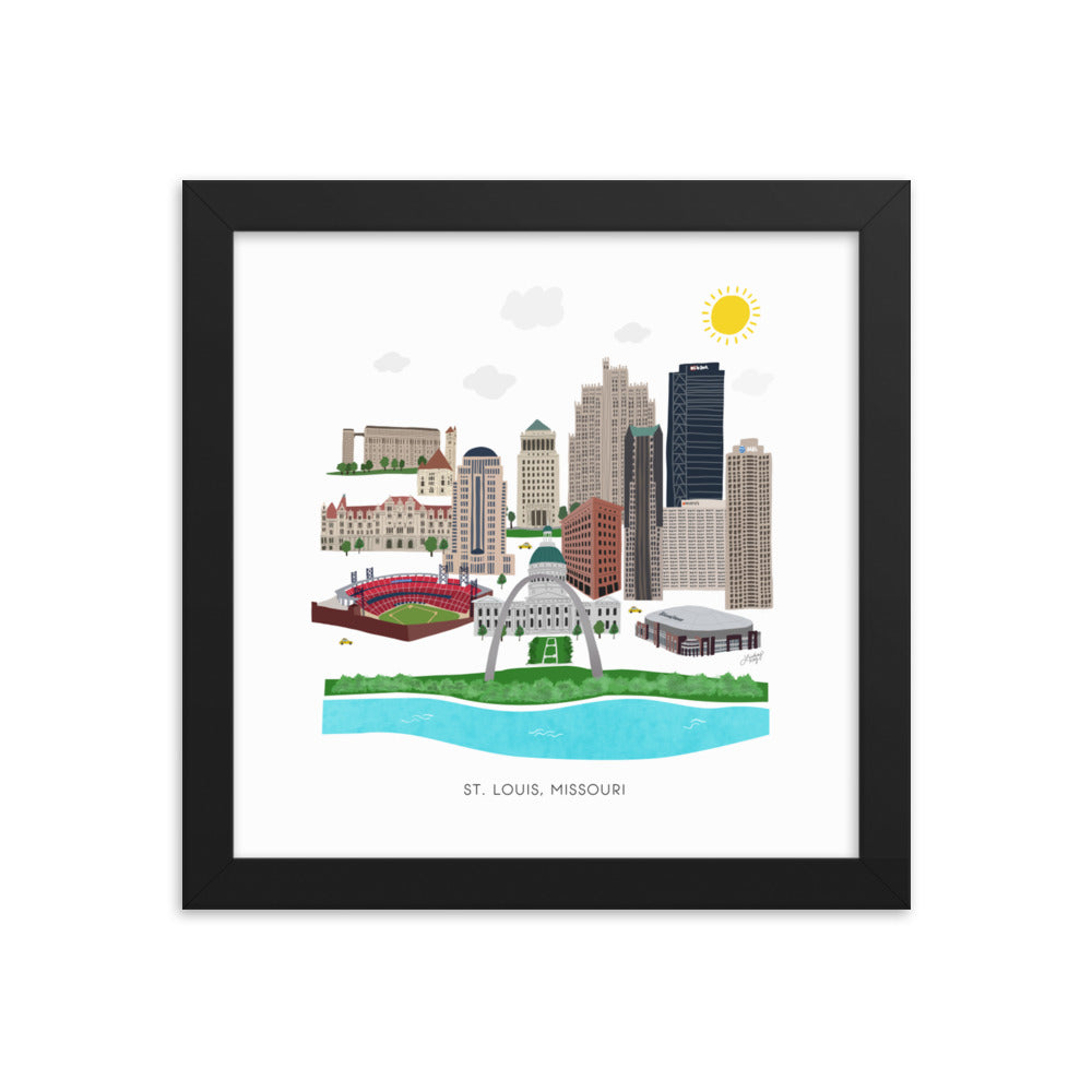 Illustration de Saint-Louis - Impression encadrée