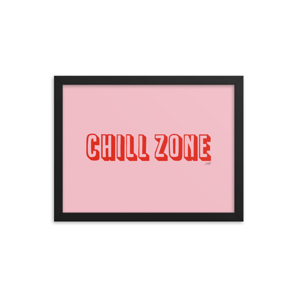 Chill Zone - Framed Matte Print