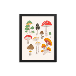 Colorful Mushrooms Wrapping Paper by Lindsey Kay Co