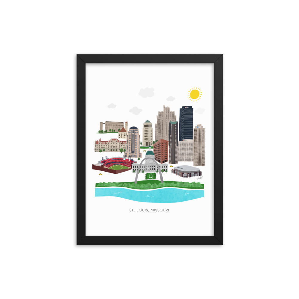 Illustration de Saint-Louis - Impression encadrée