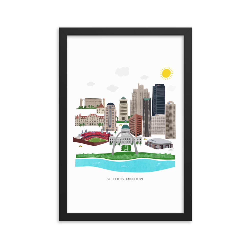 Illustration de Saint-Louis - Impression encadrée