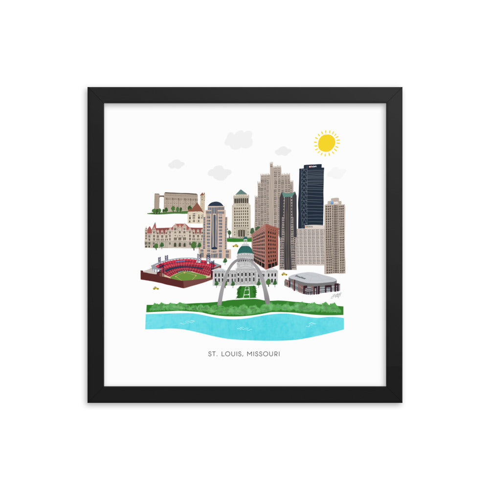 Illustration de Saint-Louis - Impression encadrée