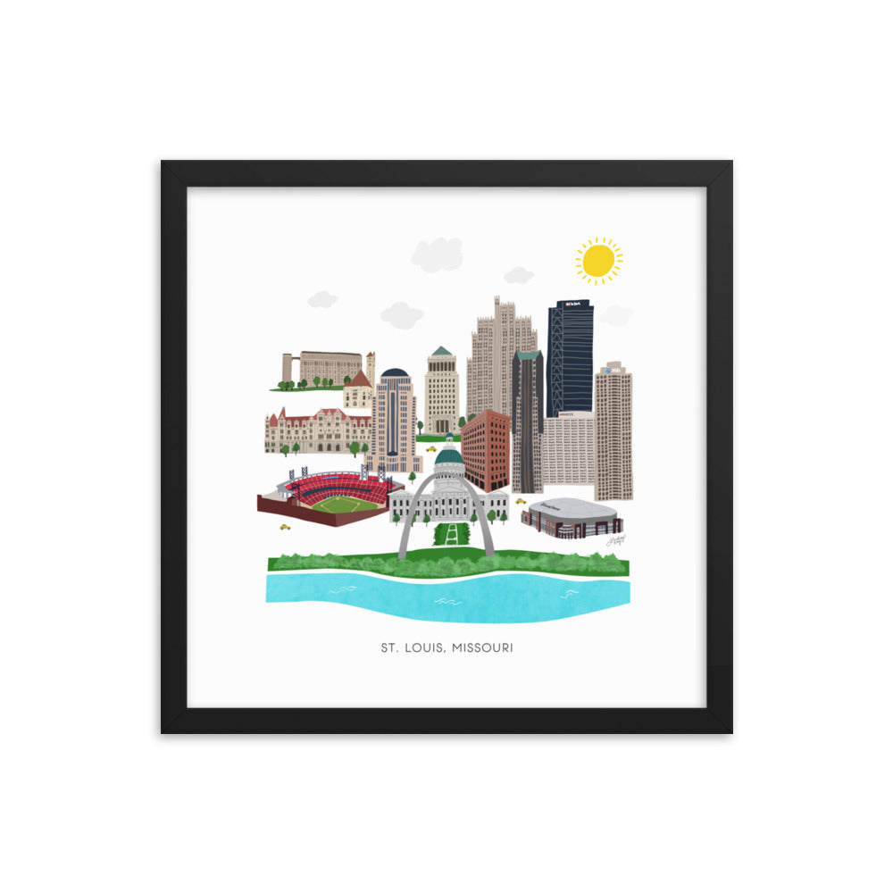 Illustration de Saint-Louis - Impression encadrée