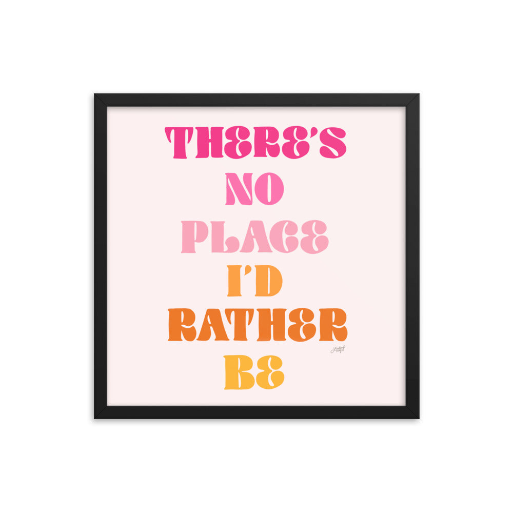 No Place, Rüfüs Du Sol Lyrics - Framed Matte Print