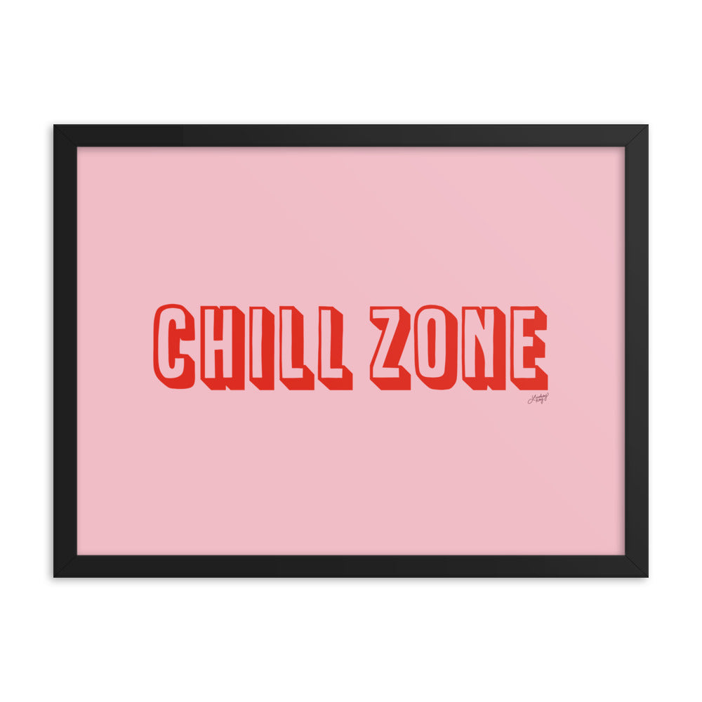 Chill Zone - Framed Matte Print