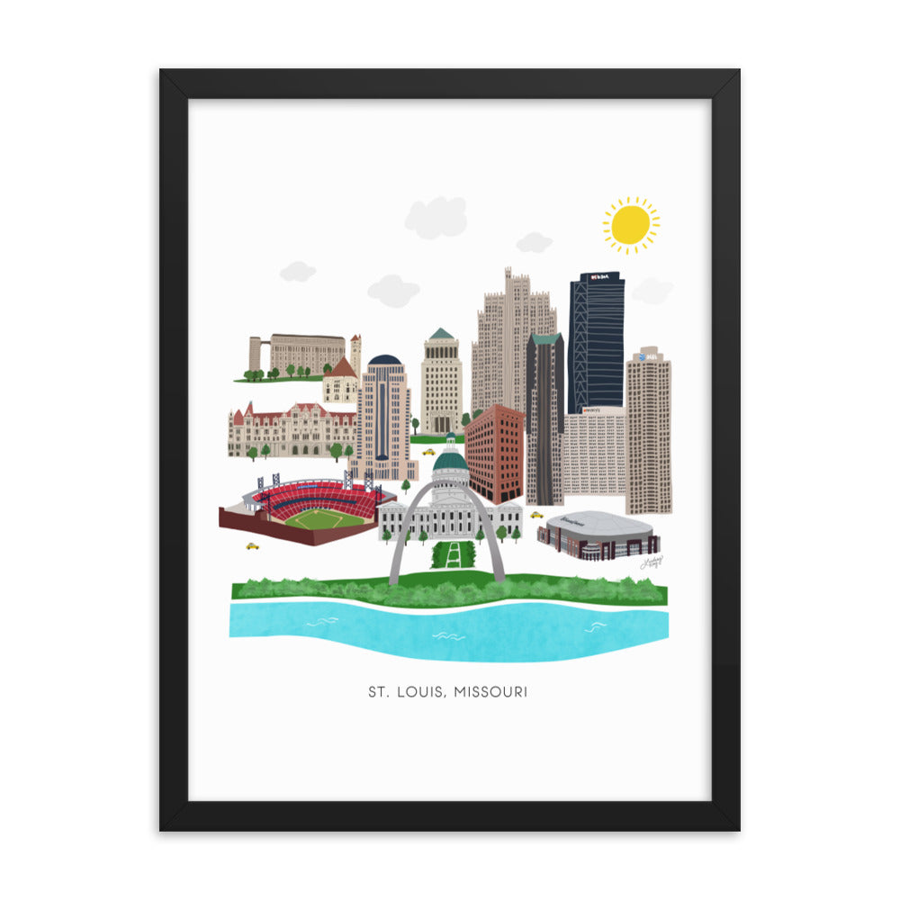 Illustration de Saint-Louis - Impression encadrée