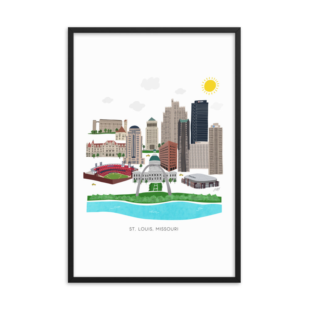 Illustration de Saint-Louis - Impression encadrée