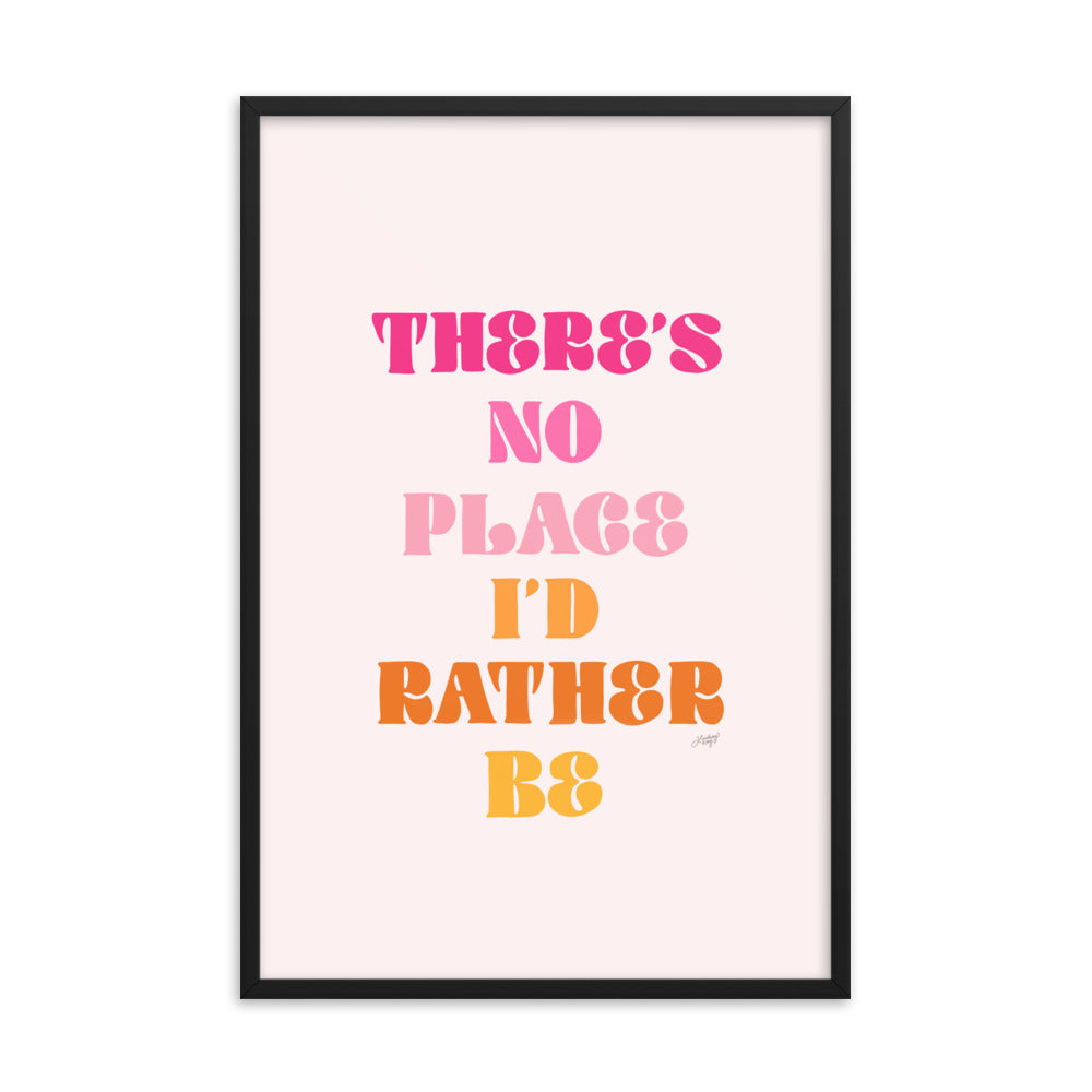 No Place, Paroles de Rüfüs Du Sol - Impression mate encadrée