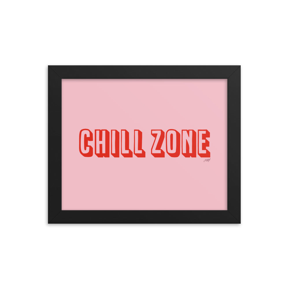 Chill Zone - Framed Matte Print