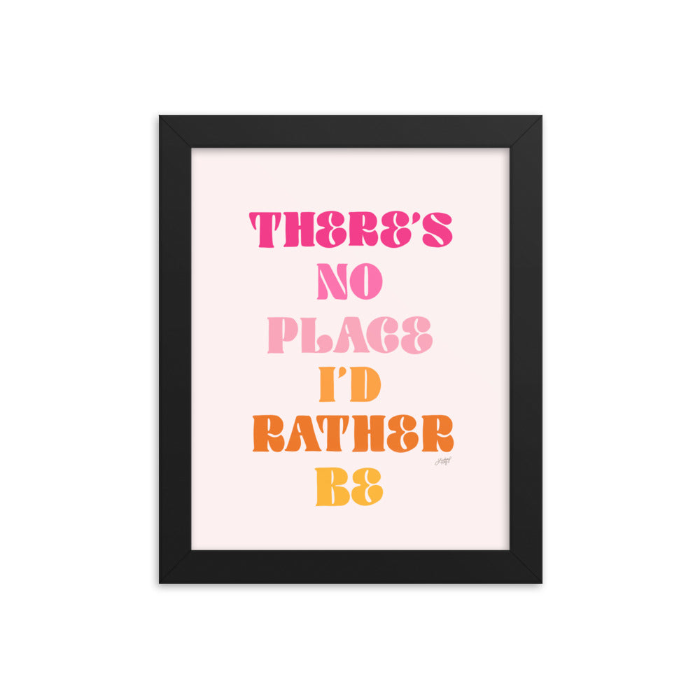 No Place, Rüfüs Du Sol Lyrics - Framed Matte Print