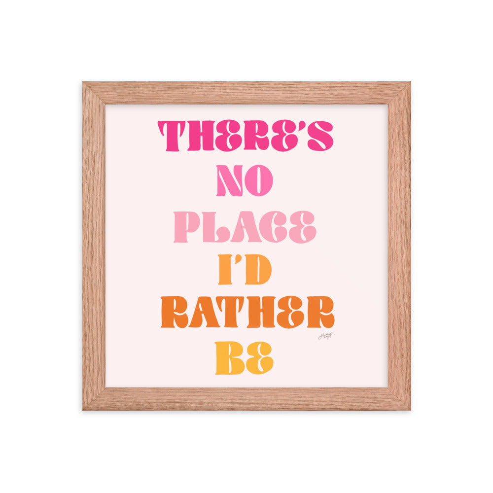 No Place, Paroles de Rüfüs Du Sol - Impression mate encadrée