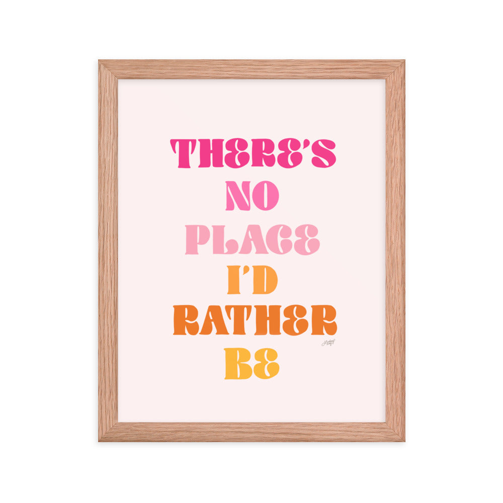 No Place, Rüfüs Du Sol Lyrics - Framed Matte Print