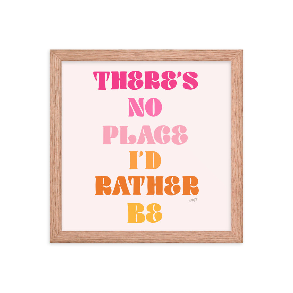 No Place, Rüfüs Du Sol Lyrics - Framed Matte Print