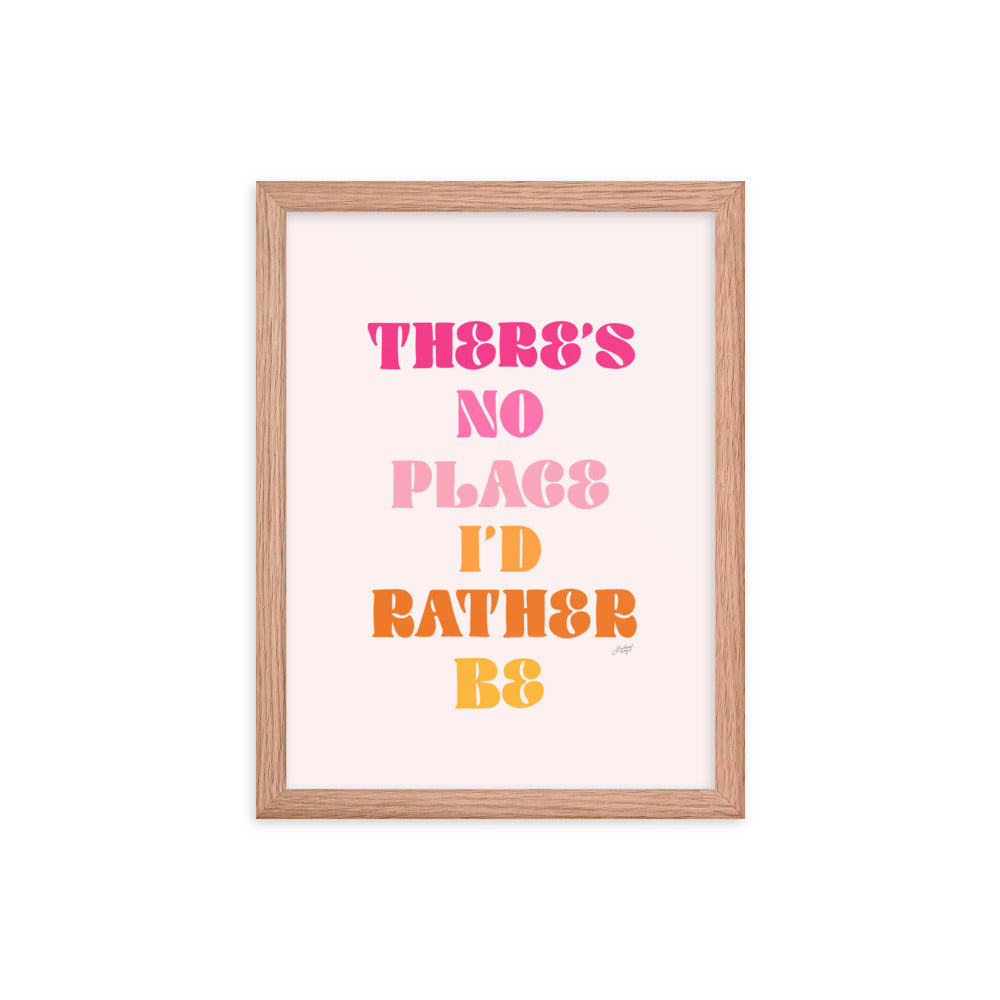 No Place, Paroles de Rüfüs Du Sol - Impression mate encadrée