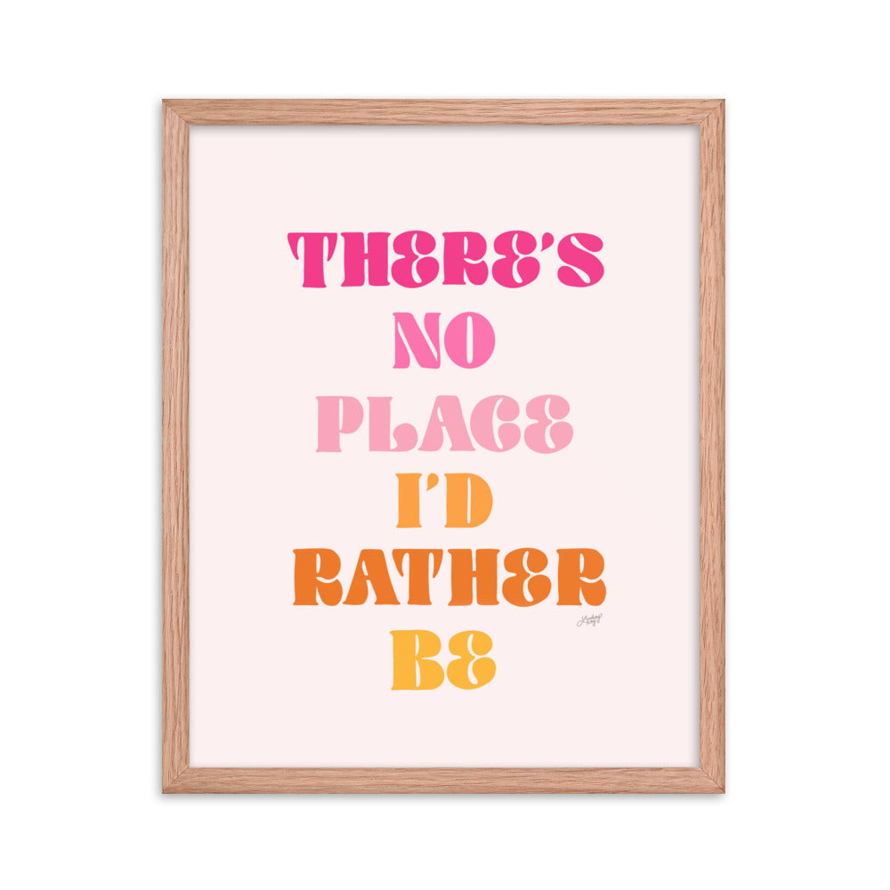 No Place, Paroles de Rüfüs Du Sol - Impression mate encadrée