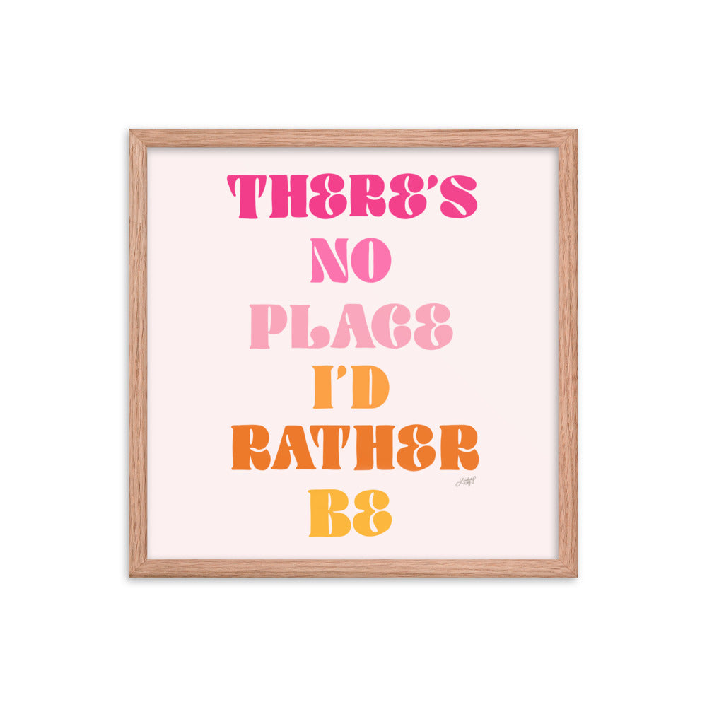 No Place, Paroles de Rüfüs Du Sol - Impression mate encadrée